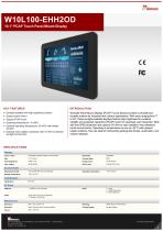 10.1" PCAP Touch Panel Mount Display W10L100-EHH2OD