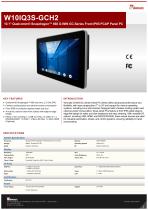 10.1" Qualcomm® Snapdragon™ 660 G-WIN GC-Series Front IP65 PCAP Panel PC W10IQ3S-GCH2