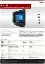 10.4inch Mobile Computer Mounts with Intel® Elkhart lake x6413E FM10E