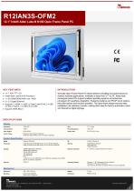 12.1" Intel® Alder Lake-N N150 Open Frame Panel PC R12IAN3S-OFM2