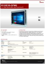 12.1" Intel® Celeron® N6211 Open Frame Panel PC R12IE3S-OFM2