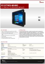 12.1" Intel® Core™ i5-1135G7 M Series HMI Panel PC R12ITWS-MHM2