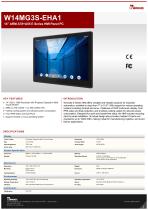 14" ARM A78+A55 E Series HMI Panel PC W14MG3S-EHA1