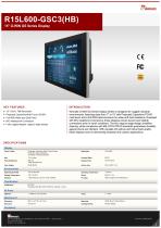 15" G-WIN GS Series Display R15L600-GSC3(HB)