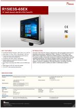 15" Intel® Atom® x6413E ATEX Panel PC R15IE3S-65EX