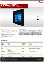 15" Intel® Core™ i5-1135G7 M Series HMI Panel PC R15ITWS-MHC3