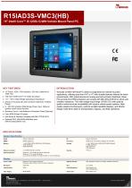 15″ Intel® Core™ i5-1235U G-WIN Vehicle Mount Panel PC R15IAD3S-VMC3(HB)