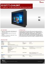 15” Intel® Core™ i5 (Tiger Lake) Chassis Wide Temperature Panel PC R15IT7T-CHA3WT