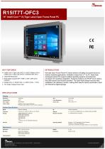 15” Intel® Core™ i5 (Tiger Lake) Open Frame Panel PC R15IT7T-OFC3