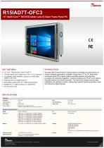 15" Intel® Core™ i9/i7/i5/i3 (Alder Lake S) Open Frame Panel PC R15IAD7T-OFC3