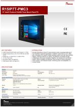 15" Intel® Pentium® N4200 Panel Mount Panel PC R15IP7T-PMC3