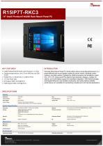 15" Intel® Pentium® N4200 Rack Mount Panel PC R15IP7T-RKC3
