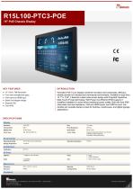 15" PoE Chassis Display R15L100-PTC3-POE