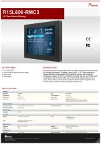 15" Rear Mount Display R15L600-RMC3