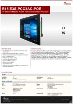 15" S Series HMI Panel PC with Intel® Celeron® N6211 Processor R15IE3S-PCC3AC-POE