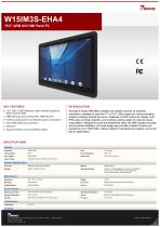 15.6" ARM A53 HMI Panel PC W15IM3S-EHA4