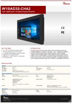 15.6" Intel® Core™ i5-1235U Chassis Panel PC W15IAD3S-CHA2