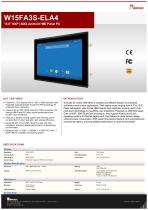 15.6" NXP i.MX6 Android HMI Panel PC W15FA3S-ELA4