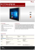 17" Intel® Core™ i5-1135G7 IP69K Stainless PCAP Chassis Panel PC R17IT3S-SPM169