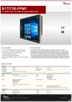  17" Intel® Core™ i5-1135G7 PP Series HMI Panel PC R17IT3S-PPM1
