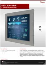 17" Stainless Panel Mount Display S17L500-STM1