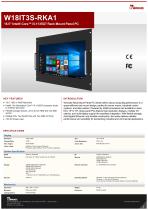 18.5" Intel® Core™ i5-1135G7 Rack Mount Panel PC W18IT3S-RKA1