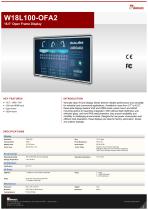 18.5” Open Frame Display W18L100-OFA2