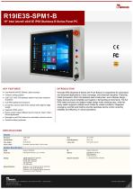 19" Intel Atom® x6413E IP65 Stainless B Series Panel PC R19IE3S-SPM1-B
