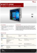 19” Intel® Core™ i5 (Tiger Lake) Open Frame Panel PC R19IT7T-OFM1