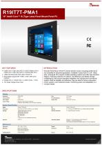 19” Intel® Core™ i5 (Tiger Lake) Panel Mount Panel PC R19IT7T-PMA1