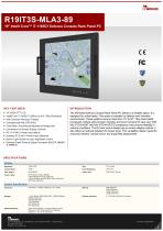 19" Intel® Core™ i7-1165G7 Defence Console Rack Panel PC R19IT3S-MLA3-89
