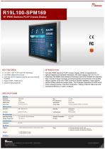 19" IP69K Stainless PCAP Chassis Display R19L100-SPM169