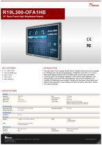 19” Open Frame High Brightness Display R19L300-OFA1HB