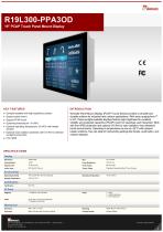19" PCAP Touch Panel Mount Display R19L300-PPA3OD