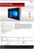 21.5" Intel® Core™ i5-1135G7 IP65 Stainless PCAP Chassis Panel PC W22IT3S-SPA3