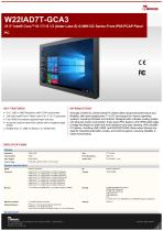 21.5" Intel® Core™ i9 / i7/ i5 / i3 (Alder Lake S) G-WIN GC Series Front IP65 PCAP Panel PC W22IAD7T-GCA3 