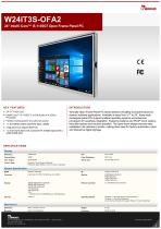 24" Intel® Core™ i5-1135G7 Open Frame Panel PC W24IT3S-OFA2