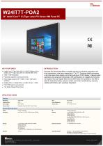 24” Intel® Core™ i5 (Tiger Lake) PO Series HMI Panel PC W24IT7T-POA2