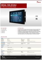 24" Multi-Touch Panel Mount Display W24L100-EHA2