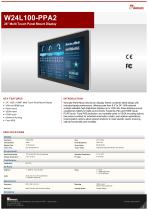 24" Multi Touch Panel Mount Display W24L100-PPA2