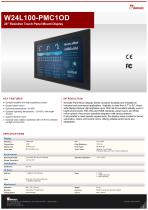24" Resistive Touch Panel Mount Display W24L100-PMC1OD