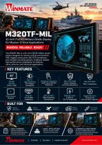 31.5" 4K UHD Chassis Defence Display M320TF-MIL