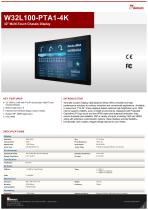 32" Multi-Touch Chassis Display W32L100-PTA1-4K