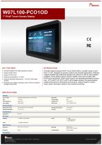 7" PCAP Touch Chassis Display W07L100-PCO1OD