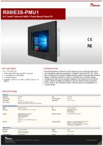8.4" Intel® Celeron® N6211 Panel Mount Panel PC R08IE3S-PMU1
