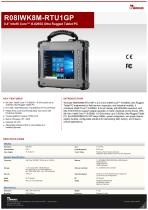 8.4" Intel® Core™ i5-8265U Ultra Rugged Tablet PC R08IWK8M-RTU1GP