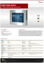 8.4" IP65 Stainless Resistive Chassis Display R08T200-65U1