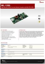 High-efficiency DC/DC Converter Module  ML-1280