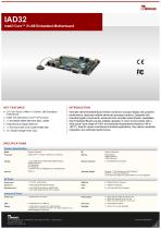 Intel® Core™ i5 x86 Embedded Motherboard IAD32