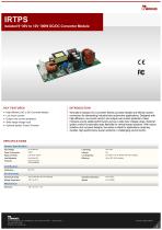 Isolated 9~36V to 12V 100W DC/DC Converter Module IRTPS